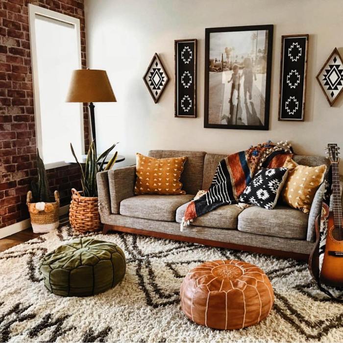 Bohemian furniture ideas for small spaces