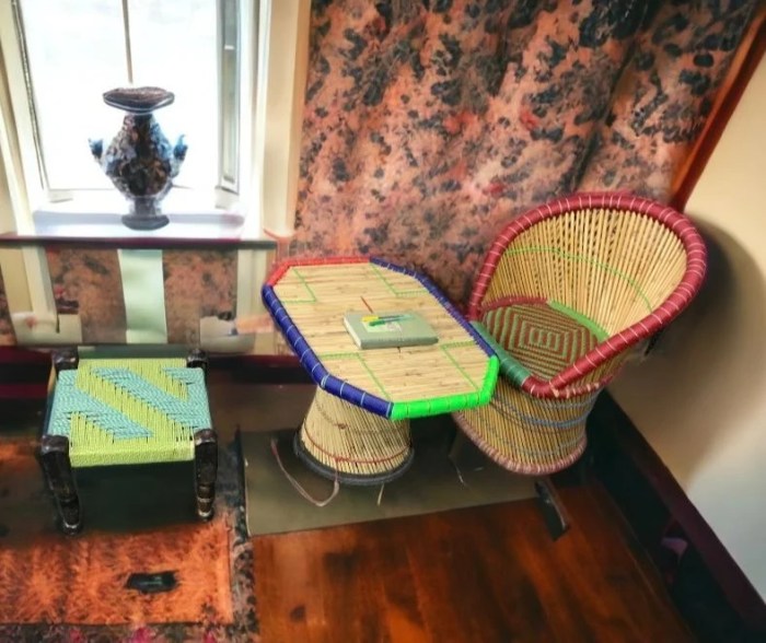 Eco-friendly bamboo furniture for home