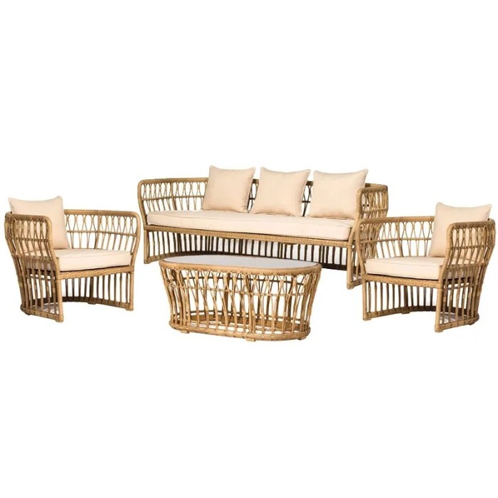 Amazon.com : LayinSun 10 Pieces Outdoor Patio Furniture Set with Fire ... Rattan wicker furniture set for outdoors