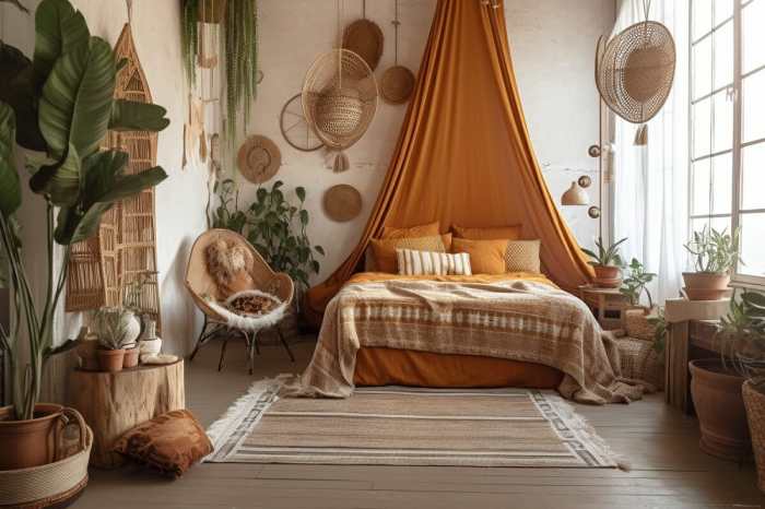 Bohemian furniture ideas for small spaces