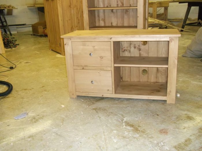 Pine wood furniture for country home