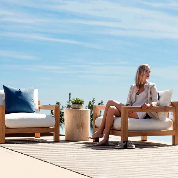 Piltwoff 6 Pieces Waterproof Outdoor Patio Set, Modern All-Weather ...