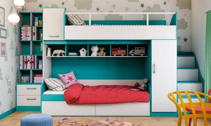 Children’s bedroom furniture with storage