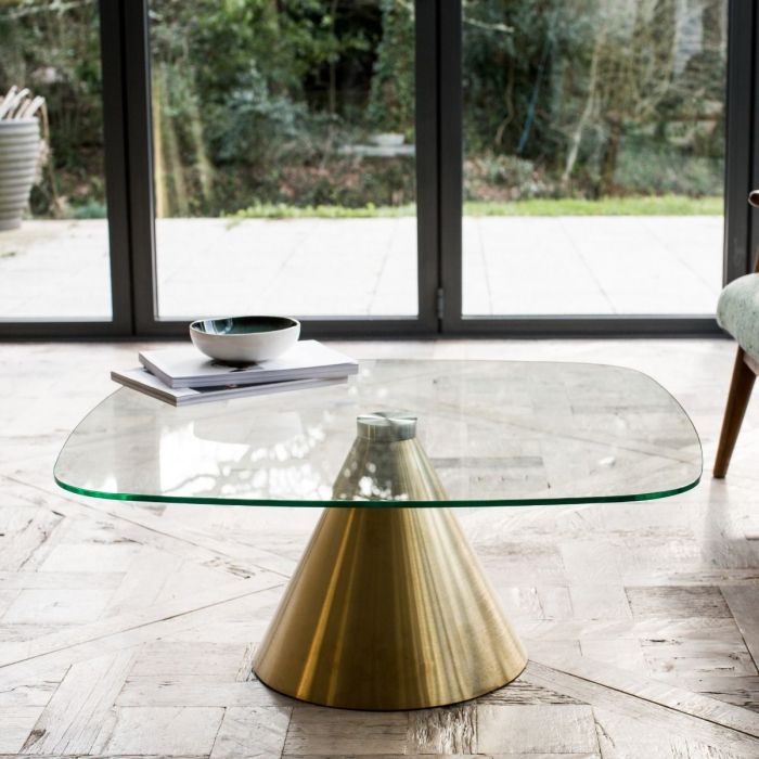 Contemporary glass and metal furniture